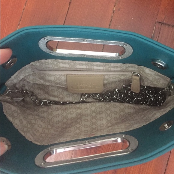 Turquoise Crossbody/Clutch - Picture 2 of 3