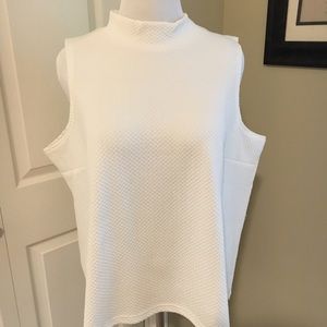 Retro styling knit tank