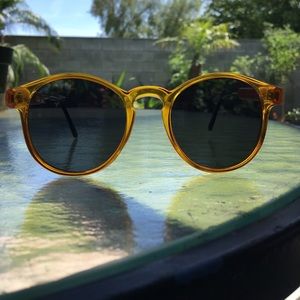 1930s 1940s Vintage Inspired Yellow Sunglasses 😎