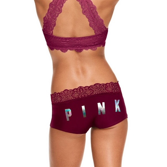 lace boy shorts victoria's secret