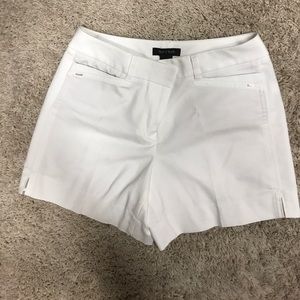 WHBM White Shorts