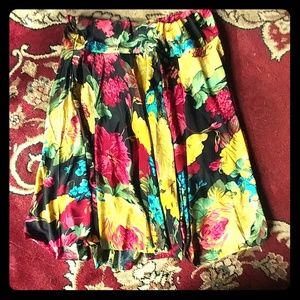 Floral Skirt XL