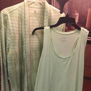Pure Jill Tank and Matching Jacket