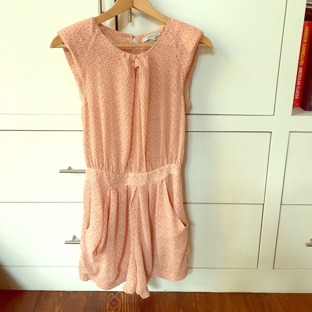 BCBG Printed Romper