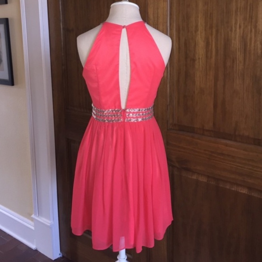 Gianni Bini Coral Beaded Dress - Picture 2 of 4