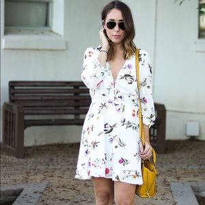 Oh My Love Floral Tea Dress