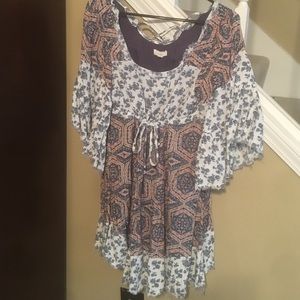 Cute sundress with bell sleeves