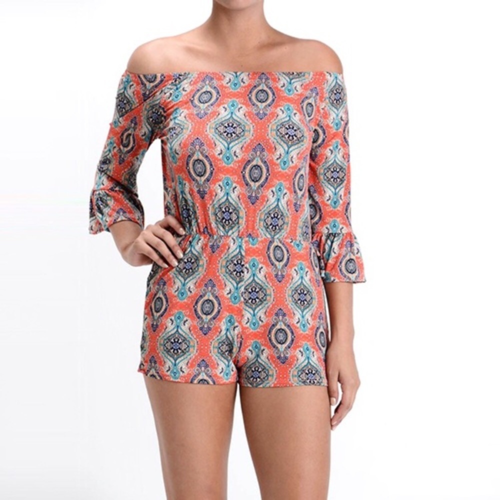 🌟Sale🌟Off Shoulder Romper