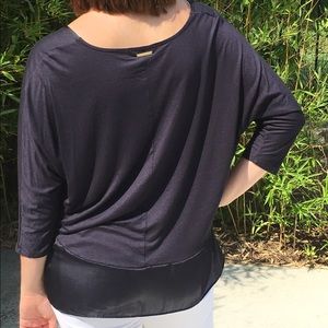 Michael Kors navy blouse