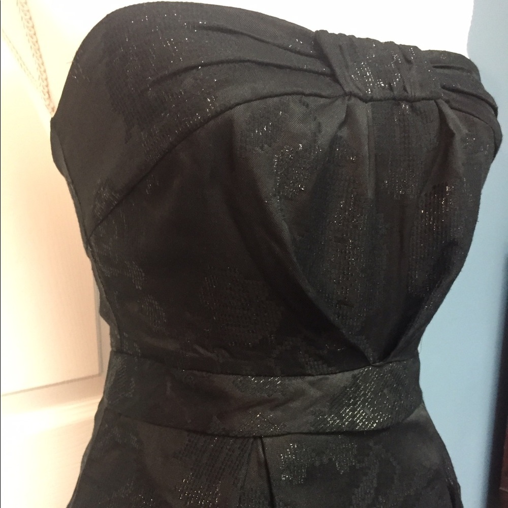 Juicy Couture black strapless dress size 0