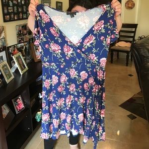 Forever 21 wrap front dress