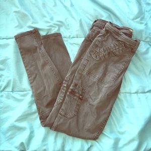 Skinny cargo pants