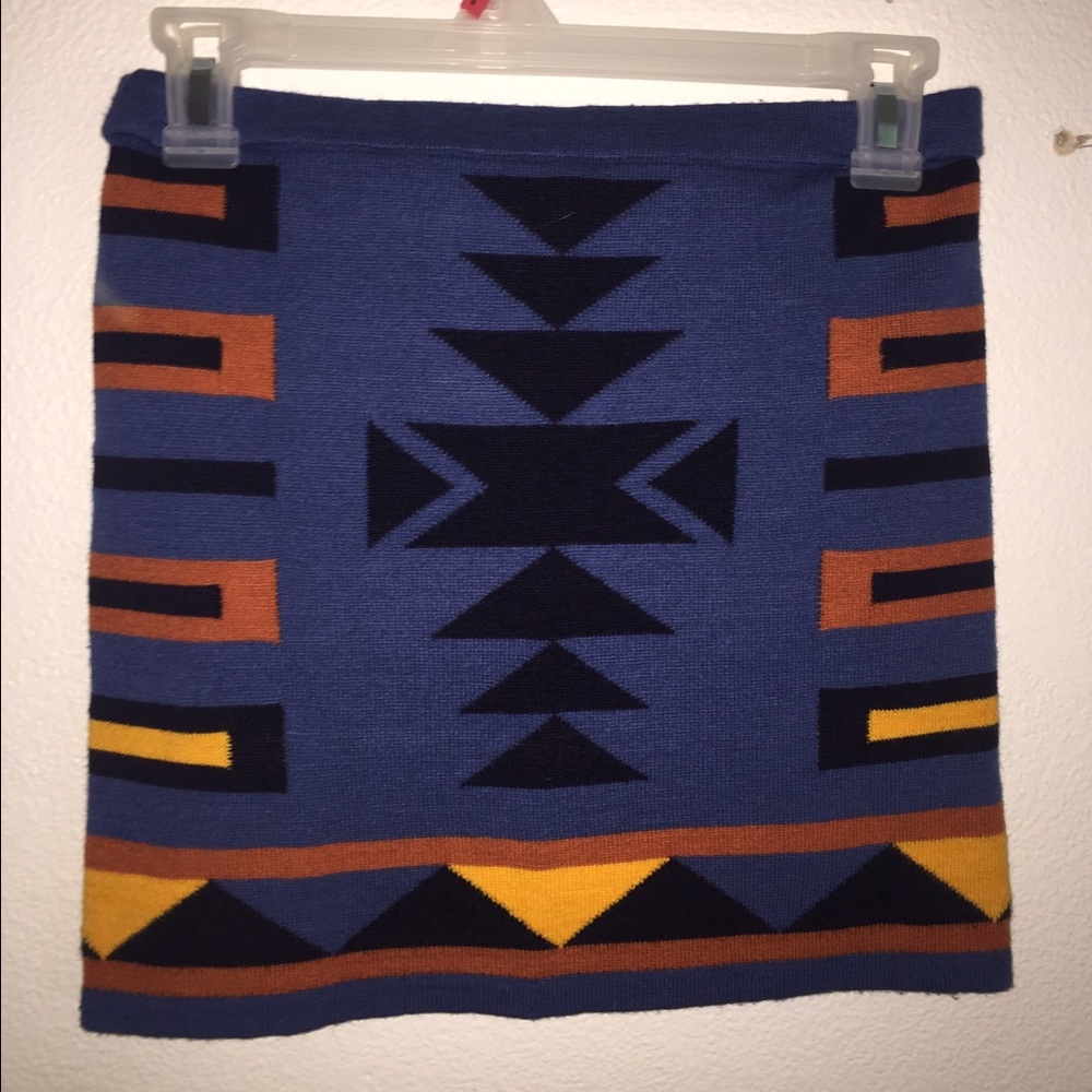 Tribal print skirt