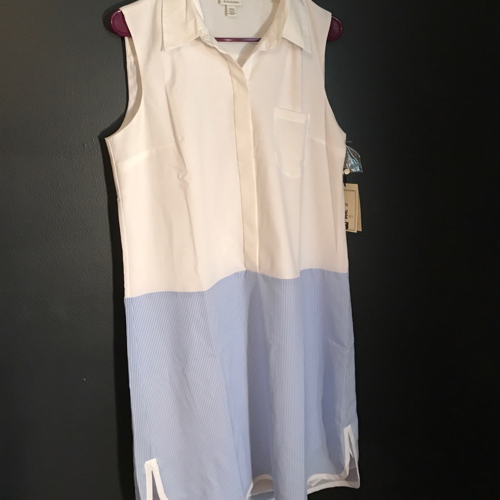 Cool Pinstripe Summer Dress