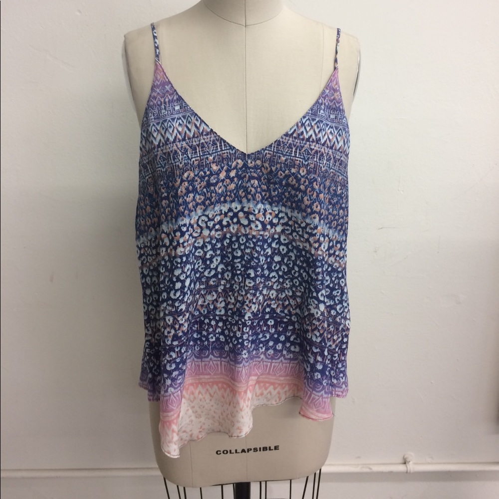 Silk printed cami