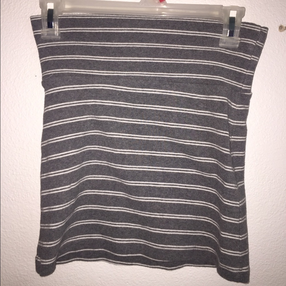 Stripped tight skirt