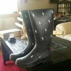 Ralph lauren polo rain boots