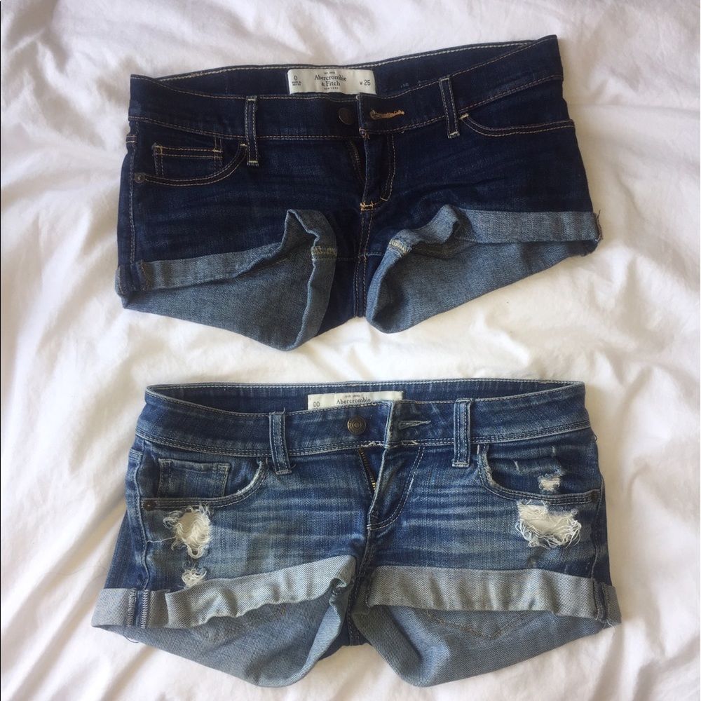 Abercrombie jean shorts