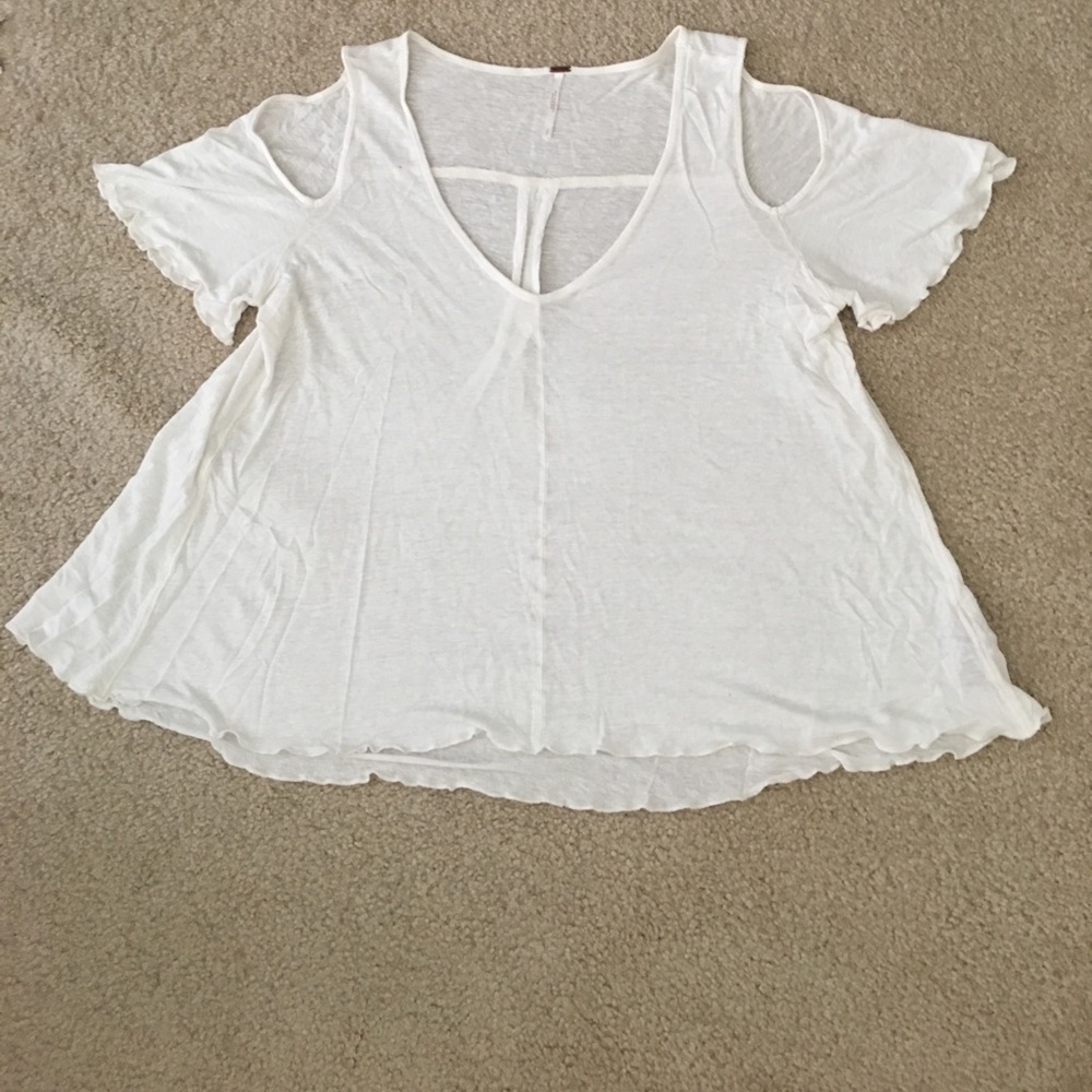Free People cold shoulder shirt Small