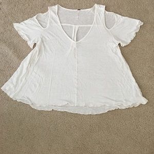 Free People cold shoulder shirt Small
