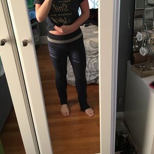 Dark Navy Blue Lululemon Size 6 Pants