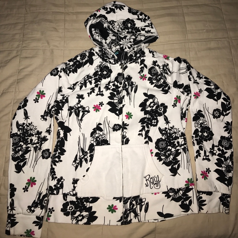 Roxy reversible zip up hoodie