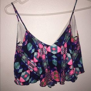 Colorful crop top