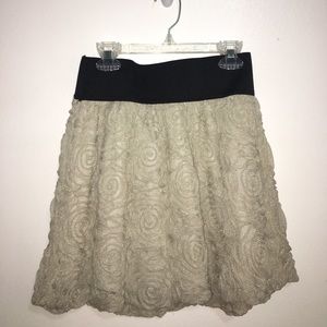 Xs Charlotte Russe gold skirt