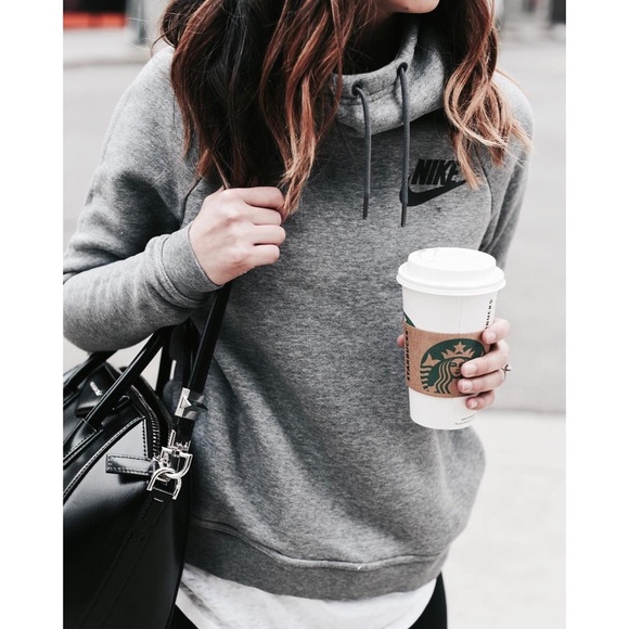 Nike Fleece Funnel Neck Hoodie - Picture 2 of 7