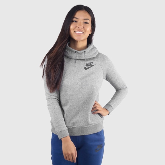 Nike Fleece Funnel Neck Hoodie - Picture 3 of 7