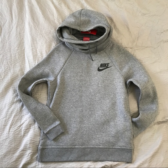 Nike Fleece Funnel Neck Hoodie - Picture 5 of 7