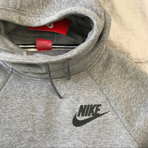 Nike Fleece Funnel Neck Hoodie - Picture 6 of 7