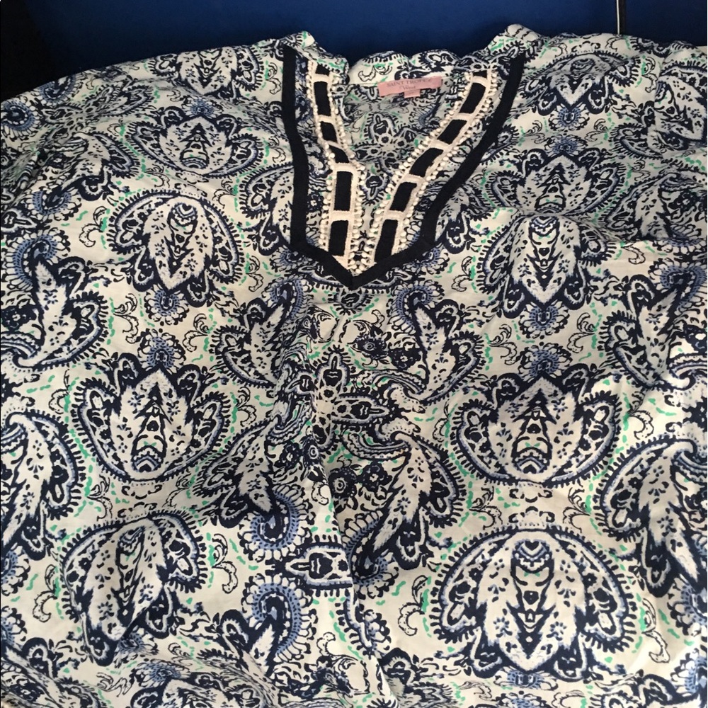 Long sleeve light cotton tunic