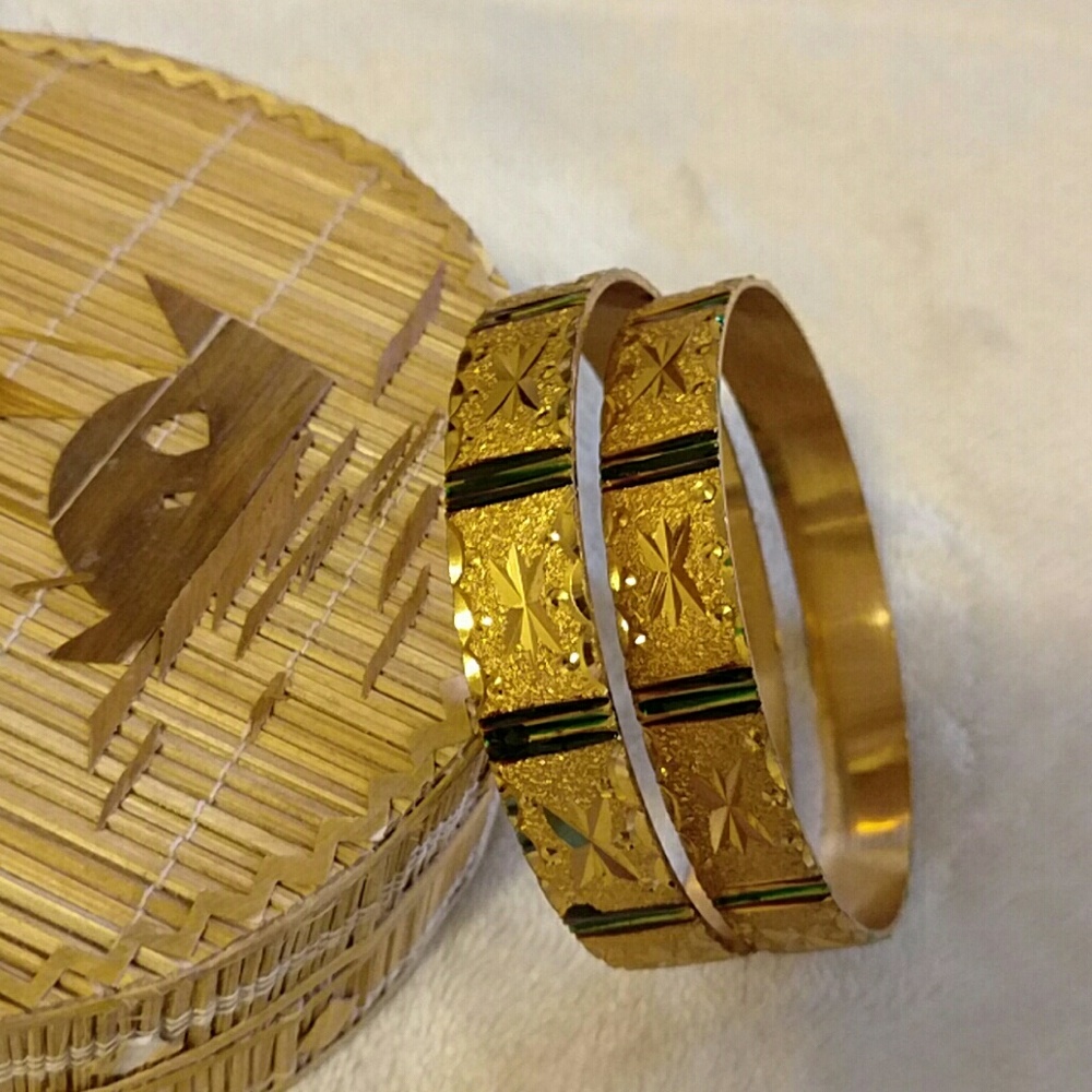 Gold bangles