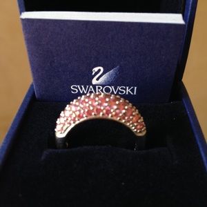 Swarovski Maeva Salmon Pink Ring size 55 or 7
