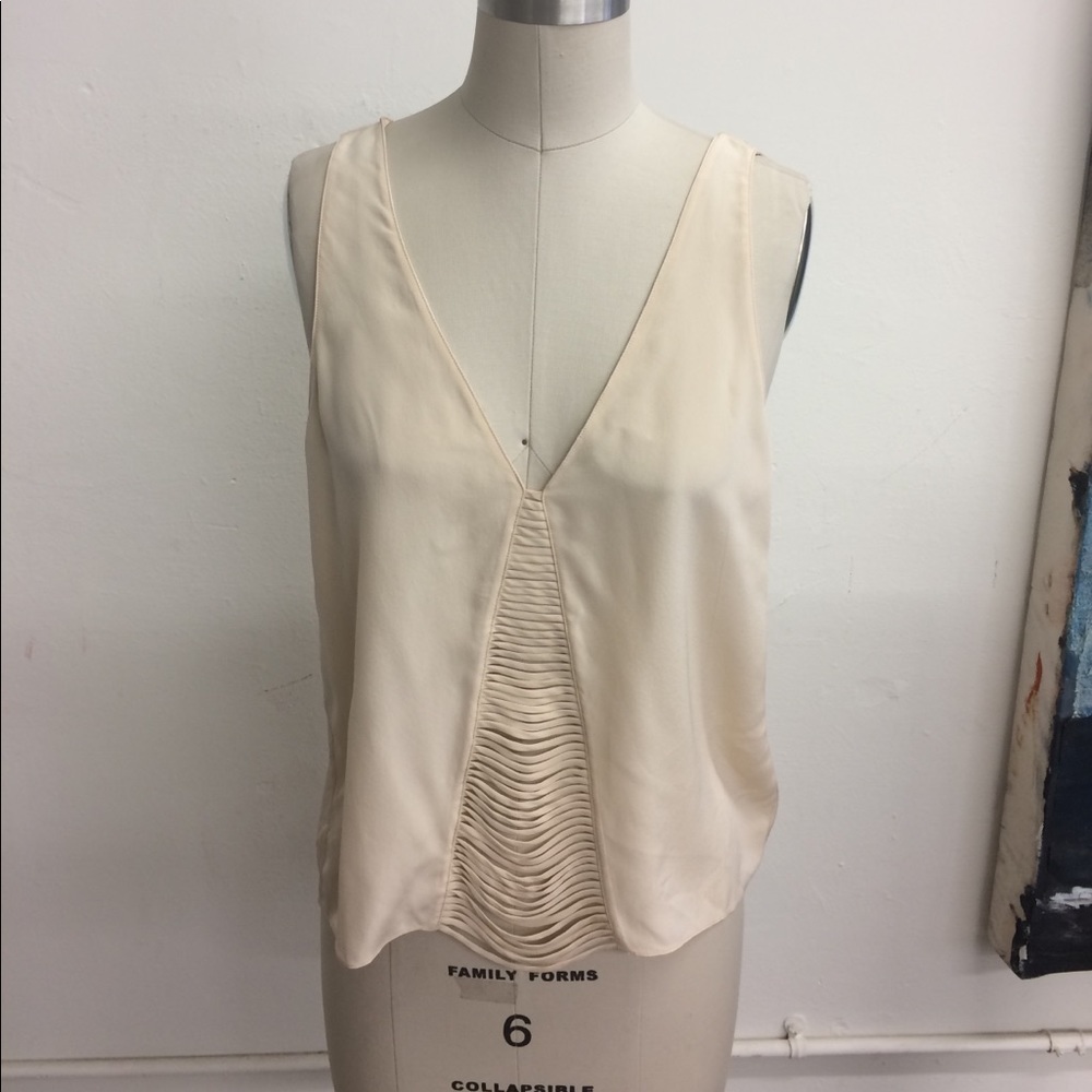 Silk tank top