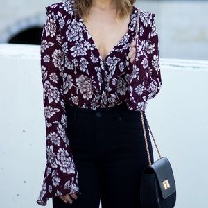 Band Of Gypsies Floral Bodysuit