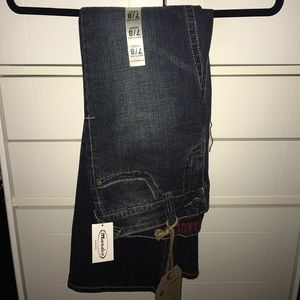 Hydraulic boot flare jeans