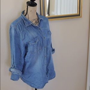 Denim Button Down Shirt