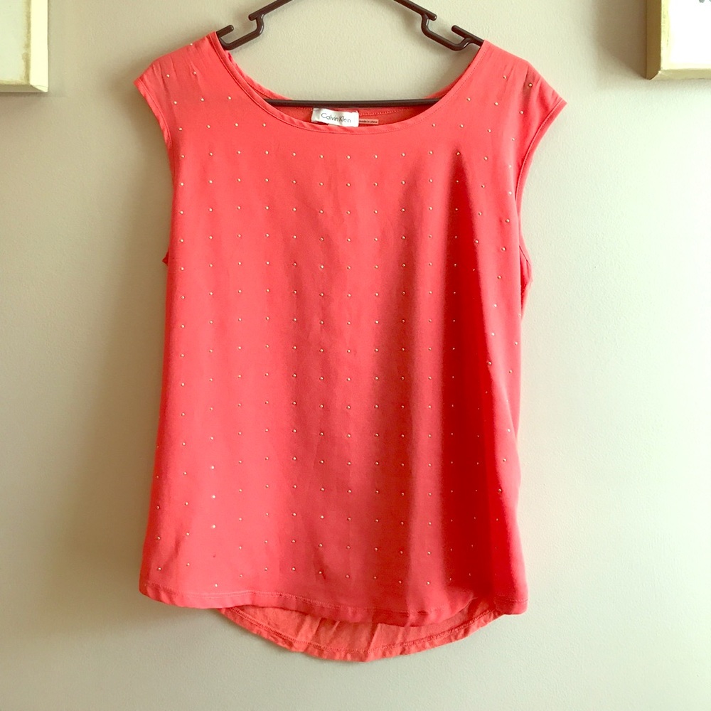 Calvin Klein embellished top