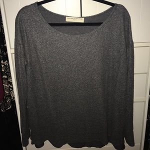Urban Outfitters grey long sleeved top