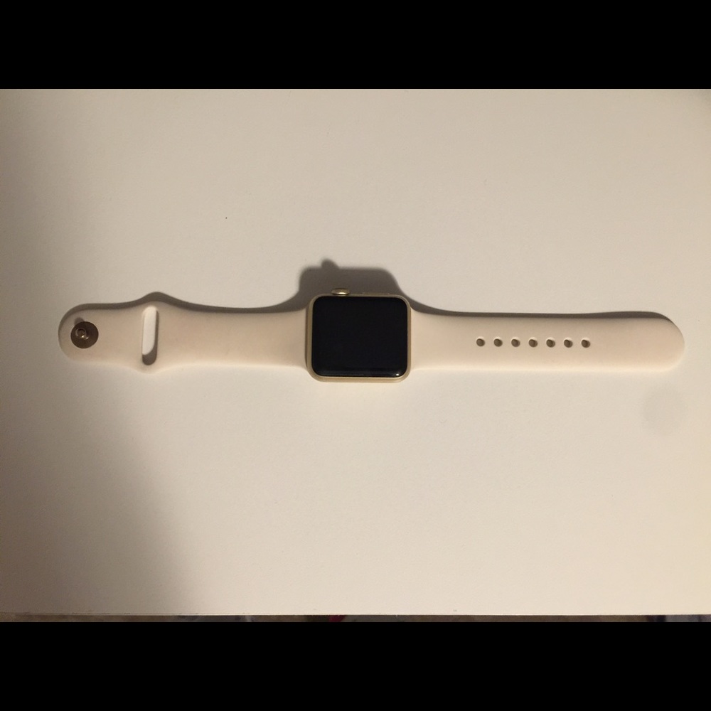 Apple Watch 38mm (white & gold)