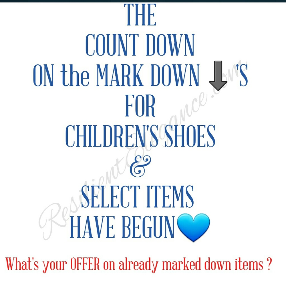 Children's SHOES must go, WHAT'S YOUR OFFER?!