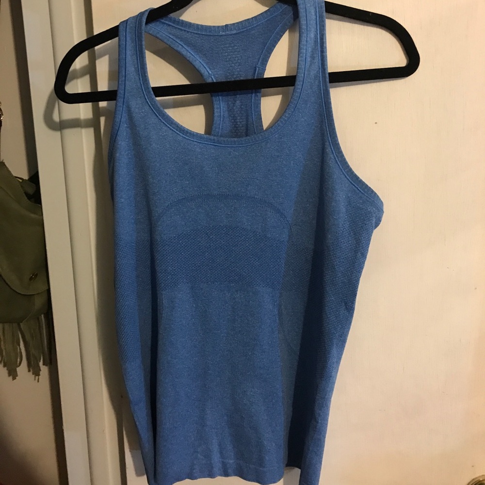 Swiftly tech racerback in blue