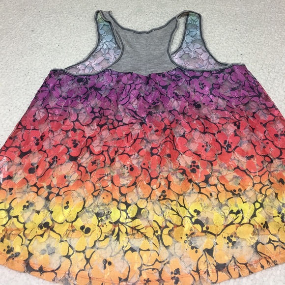 Rainbow Floral Top - Picture 4 of 4