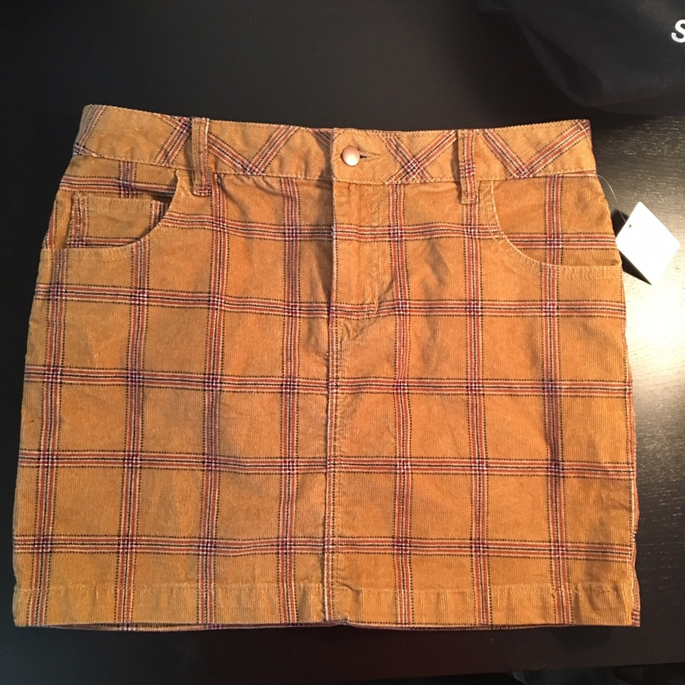 Plaid Mini Skirt
