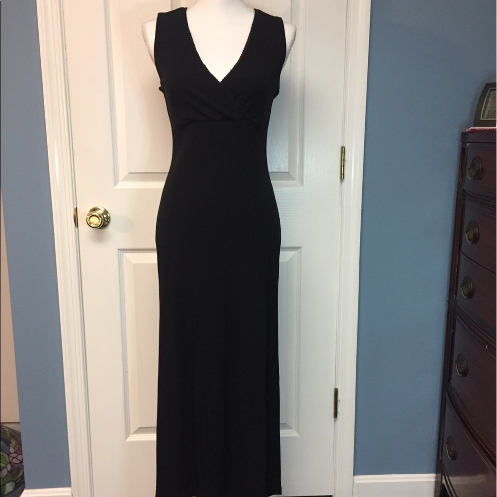 Gap dress size XS, black, maxi