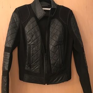 Blanc Noir Mesh Bomber