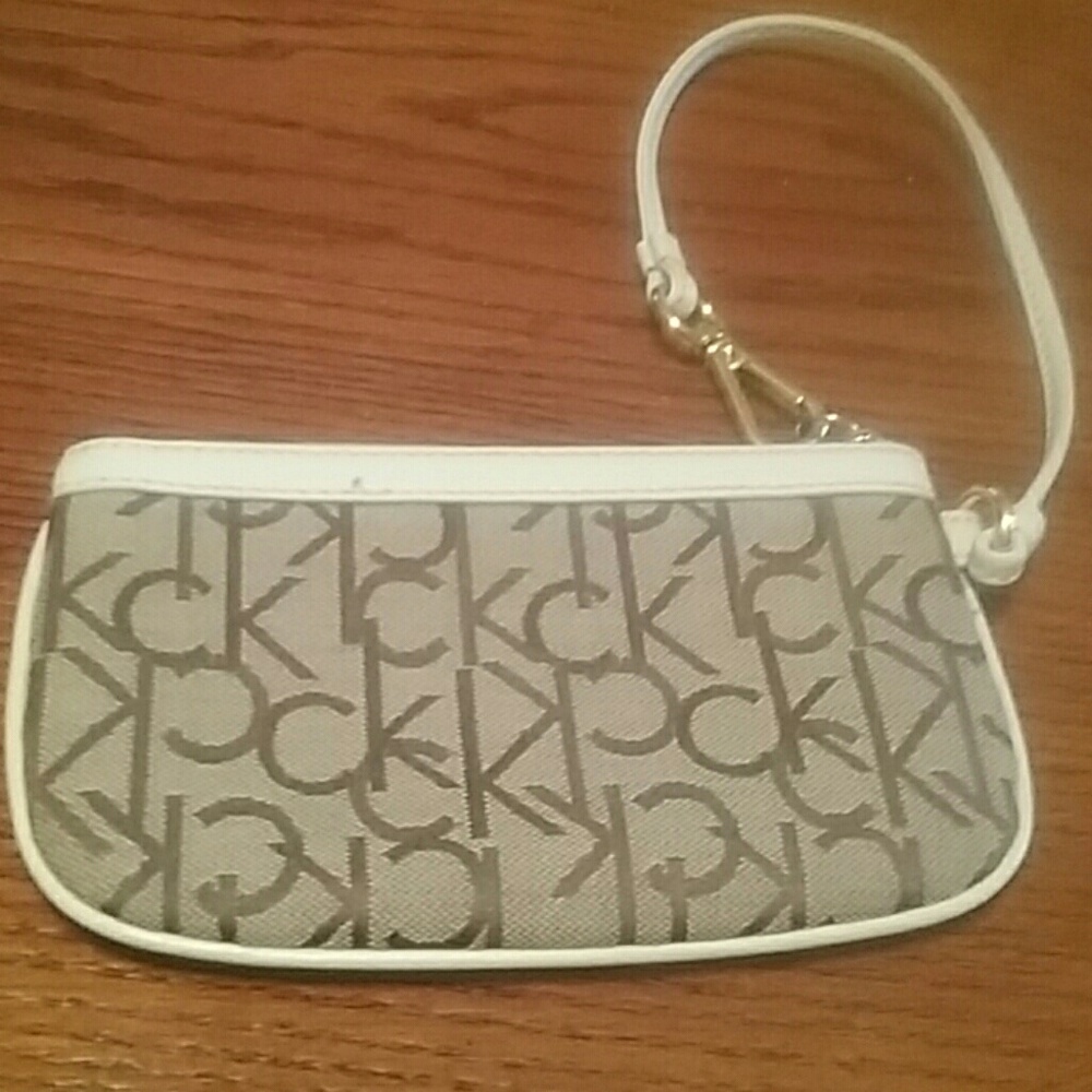 Calvin Klein 'CK' wristlet