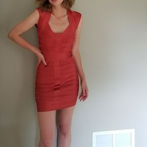French Connection spotlight bandage dress